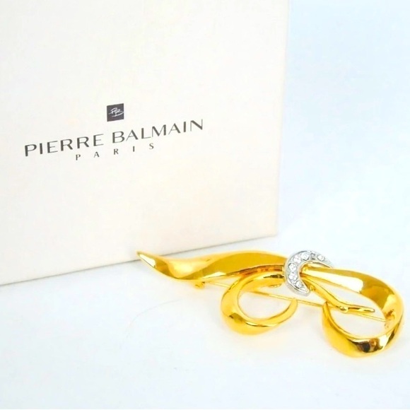 Vintage Pierre Balmain Paris Brooch Pin - Picture 10 of 12